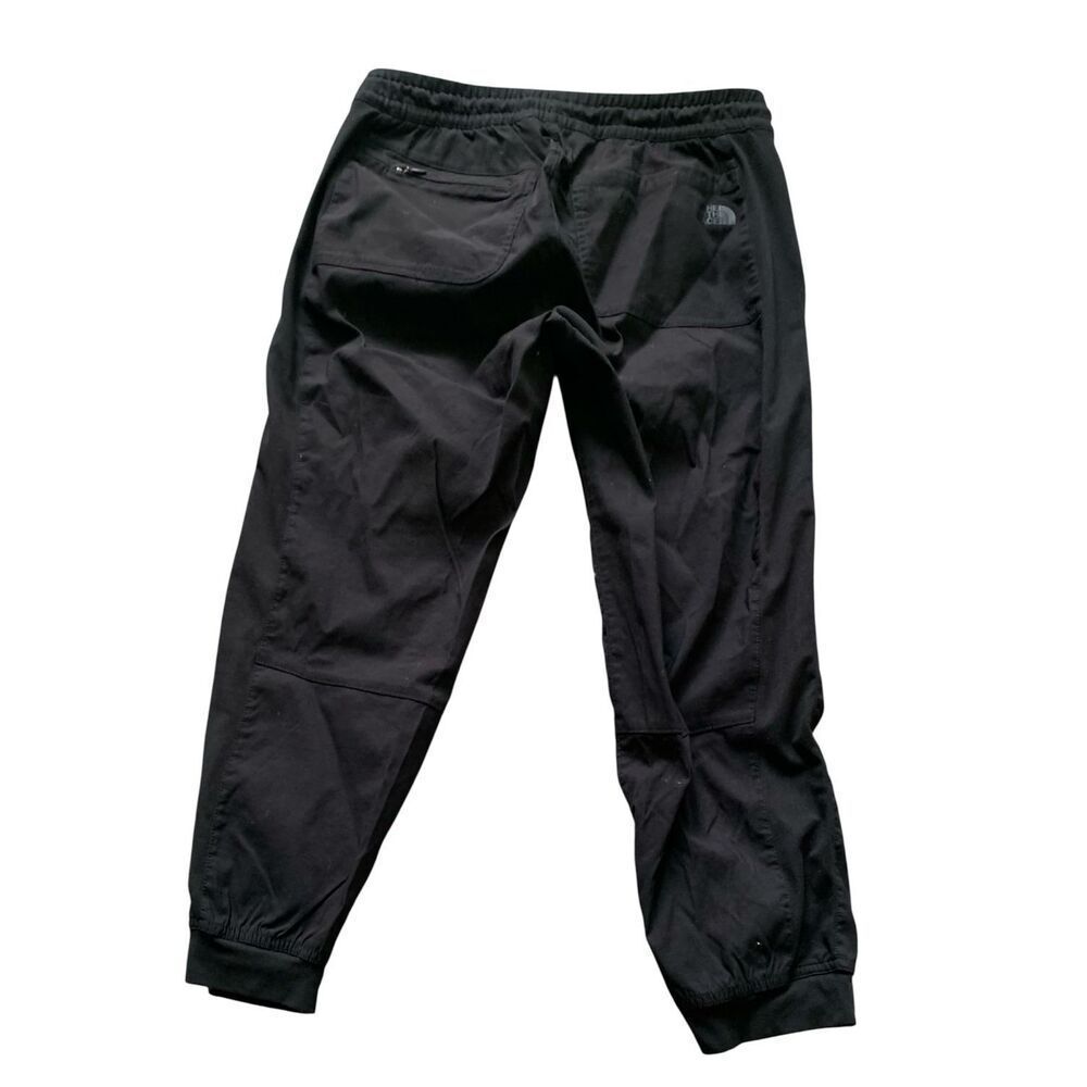 THE NORTH FACE BLACK CROP CAPRI activewear JOGGERS PANTS sz S